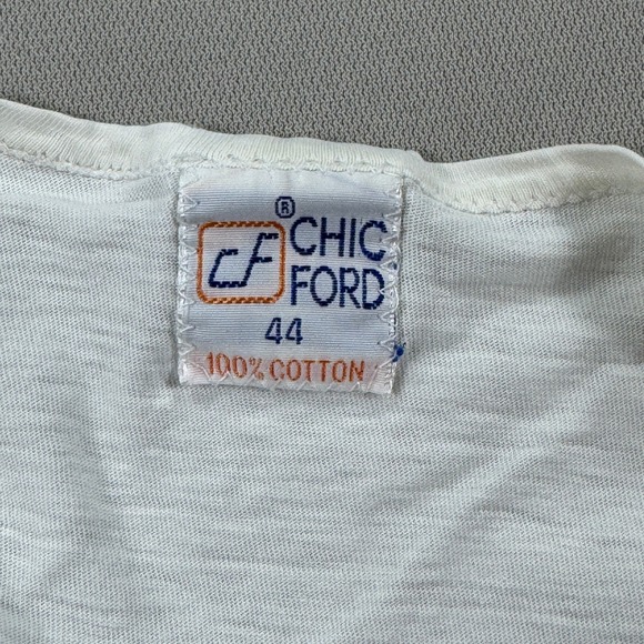 Vintage 90s Graphic T Shirt Men's Size 44 White Single Stitch‎ Short Sleeve - Picture 6 of 8